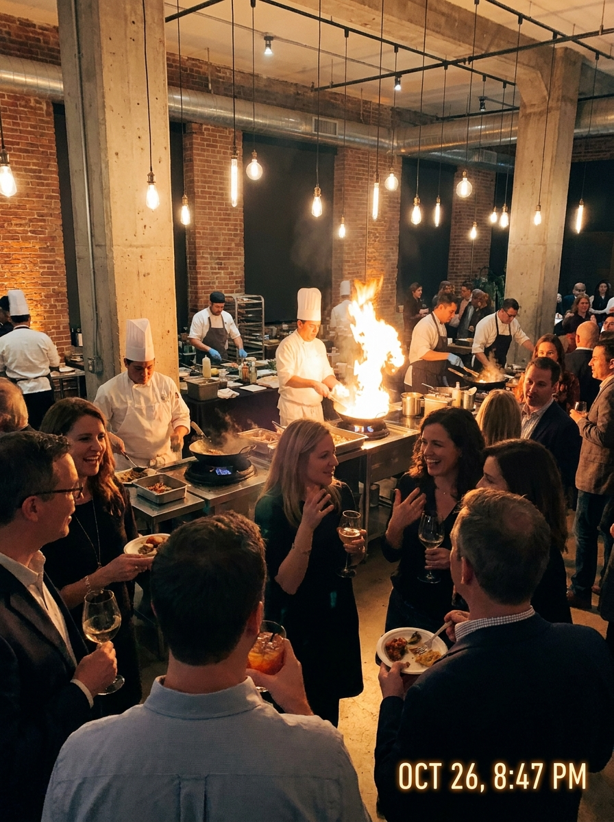 Private chef dining